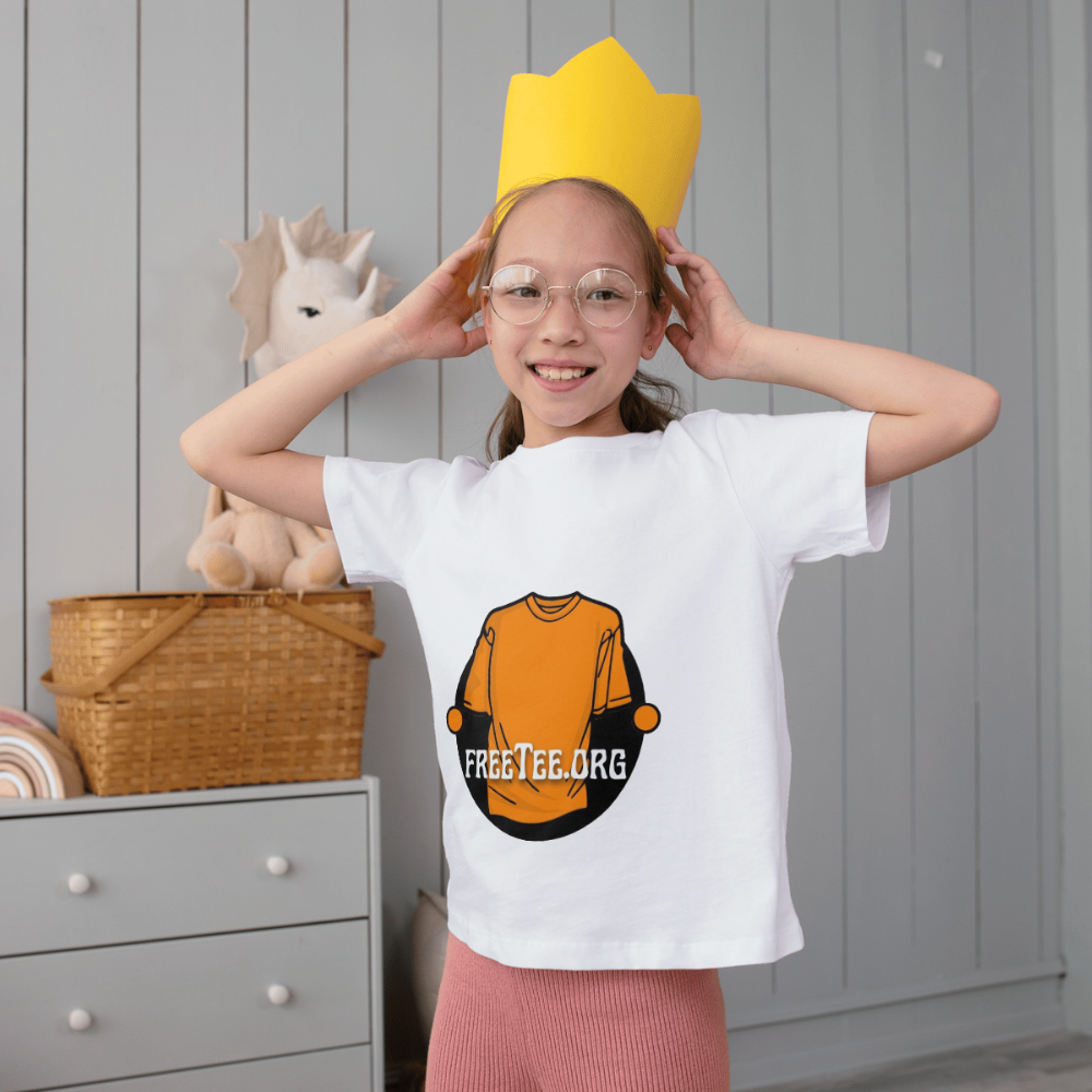 White Polyester T-Shirt Round Neck